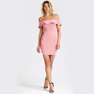 Guess dámské růžové melírované šaty - S (F58D)